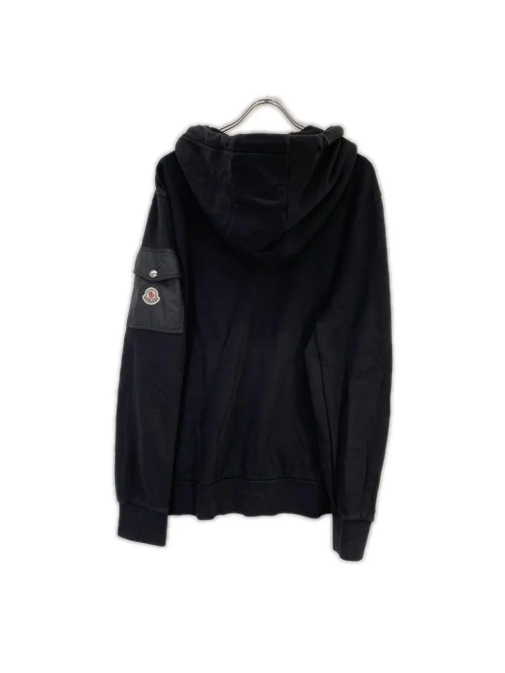 Moncler Black Felpa Con Cappuccio Hoodie XL
